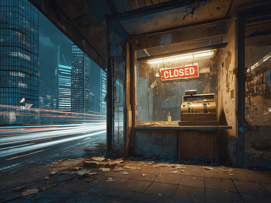 A business that was left behind and closed because it didn't innovate